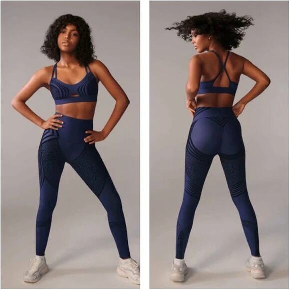 Savage X Fenty Pants - NWT SAVAGE X FENTY XS 0-2 High Waist Legging Flocked Special FX Rhianna Sport